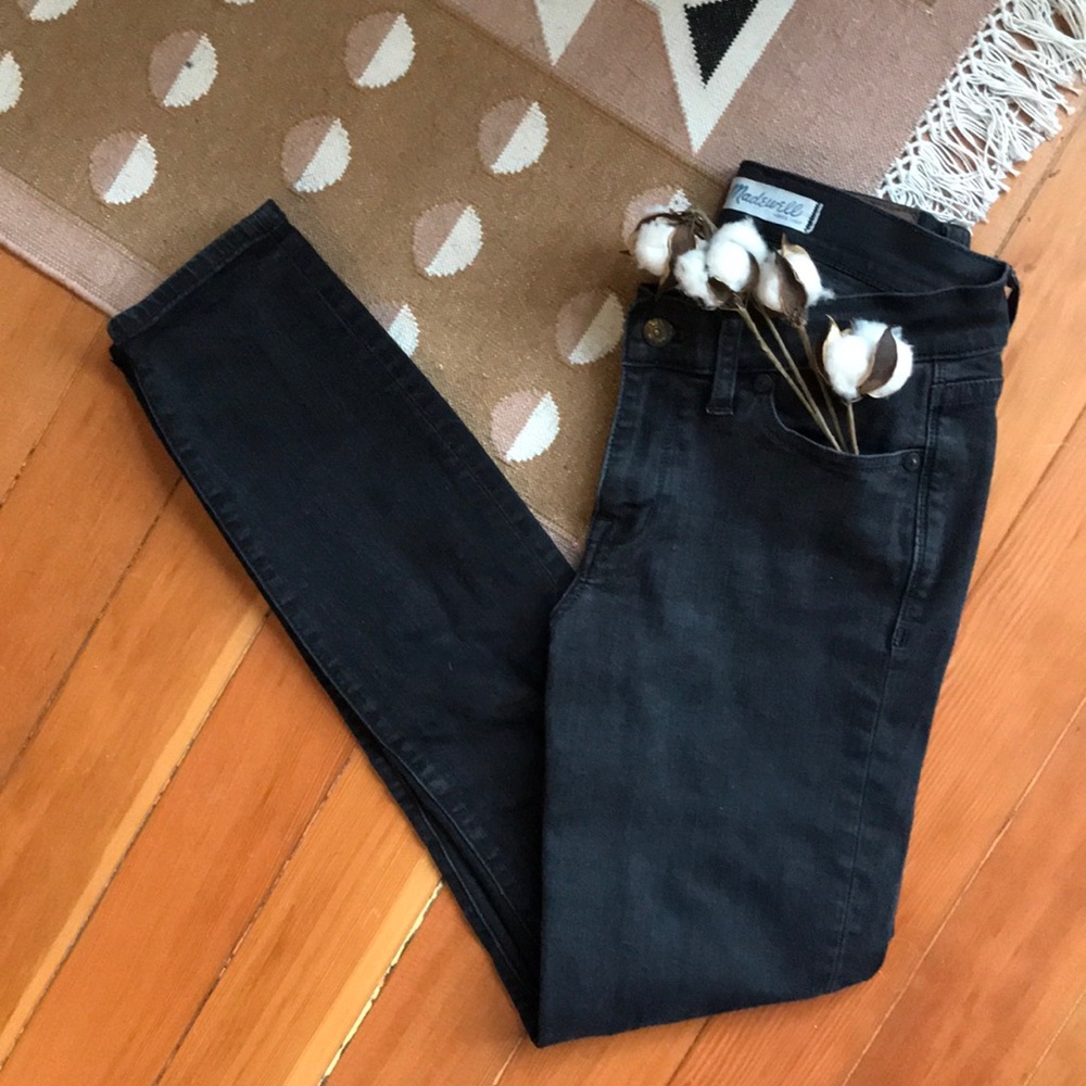 🚫SOLD🚫 Madewell Skinny Skinny Black Ankle Jeans